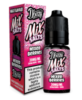 Doozy Vape Mix Salts - 10ml Nic Salt E-Liquid - Mixed Berries